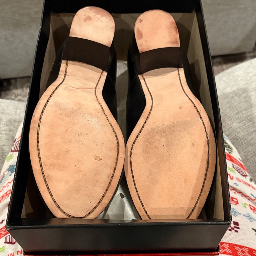 Capezio Two-Tone Black and White Character Shoes - Picture 3 of 6